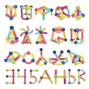 Детский магнитный конструктор на 25 деталей SKY Magnetic Sticks Детский конструктор