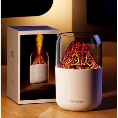 Ультразвуковой увлажнитель воздуха в стиле вулкана LAMP JSQ-1 280 мл Аромадиффузор-ночник для дома Ультразвуковой увлажнитель воздуха в стиле вулкана LAMP JSQ-1 280 мл Аромадиффузор-ночник для дома
