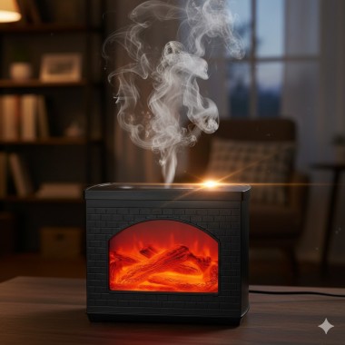Ультразвуковой увлажнитель воздуха и аромадиффузор LT-9058 с эффектом камина и светодиодной подсветкой. Ультразвуковой увлажнитель воздуха и аромадиффузор LT-9058 с эффектом камина и светодиодной подсветкой.