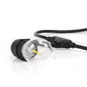 Ретро гирлянда из 10 акриловых ламп на 5 м от сети 220 Вт SFK-12 цвет свечения Теплый белый