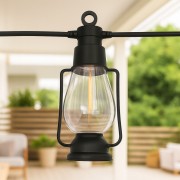 Гирлянда ретро-лампы подвесные 220 В, тёплый свет, уличная SFK-49