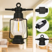 Гирлянда ретро-лампы подвесные 220 В, тёплый свет, уличная SFK-49