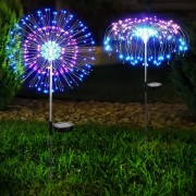 Уличные садовые фонари на солнечной батарее Фейерверк 200LED 2 шт SFK-41