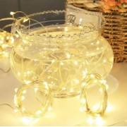 Новогодняя яркая USB гирлянда-штора на 200 LED 3х2 м и 10 нитей SFK-43 Теплый белый