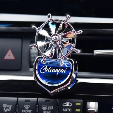 Автомобильный ароматизатор Штурвал на решётку вентиляции с вращающимся штурвалом Vert-17