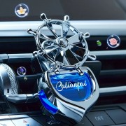 Автомобильный ароматизатор Штурвал на решётку вентиляции с вращающимся штурвалом Vert-17