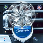 Автомобильный ароматизатор Штурвал на решётку вентиляции с вращающимся штурвалом Vert-17