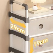 Напольная прямая 4-уровневая полка для обуви SKLM-25-LT6205 100х62х29 см