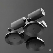 Многофункциональный Упор для Пресса на Присоске (Sit Up Bar) с Регулировкой Высоты (Тренажер для дома)