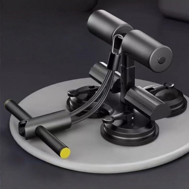 Многофункциональный Упор для Пресса на Присоске (Sit Up Bar) с Регулировкой Высоты (Тренажер для дома)