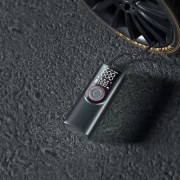 Портативный компрессор с цифровым дисплеем, LED-фонариком и набором насадок ATJ-9566 3х2000mAh