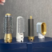 Стайлер 5в1 HAIR BRUSH Styler + Коробка Чехол Белый с функциями придания объема, выпрямления