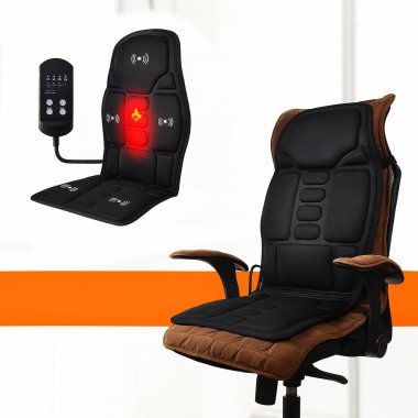 Массажная накидка с подогревом Massage Cushion JB-100B — 5 программ + вибромассаж спины