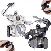 Интерактивный боевой робот JJRC R33 с пультом | ИК-управление, свет, звук, стрельба, танцы