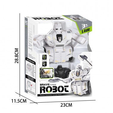 Интерактивный боевой робот JJRC R33 с пультом | ИК-управление, свет, звук, стрельба, танцы
