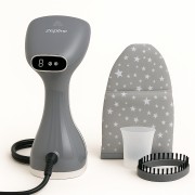 Ручной вертикальный пароутюг для дома и путешествий серый Zepline ZP-210 3000 Вт, 0.4 л с перчаткой