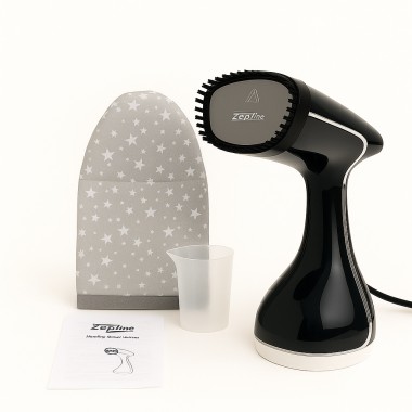Ручной вертикальный отпариватель чёрный Zepline ZP-210 3000 Вт, 0,4 л с перчаткой Ручной вертикальный отпариватель чёрный Zepline ZP-210 3000 Вт, 0,4 л с перчаткой