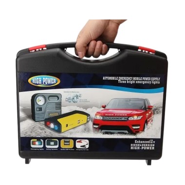 Автомобильное пускозарядное устройство с компрессором JUMPSTARTER TM15 PUMP 50800 мАч