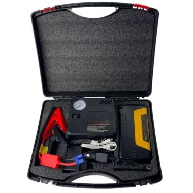 Автомобильное пускозарядное устройство с компрессором JUMPSTARTER TM15 PUMP 50800 мАч