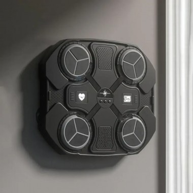 Тренировочный боксерский тренажер с музыкой и подсветкой 32х27.5 см Настенная мишень для бокса