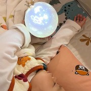 Лампа-проектор ночник с вращением 360° и 12 сменными слайдами, LED настольная декоративная