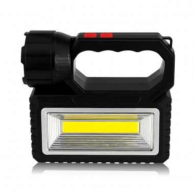 Солнечная зарядная станция OK-718S-A с LED+COB фонарём 10 Вт, PowerBank, солнечная панель, 3 выносные лампы, аккумуляторная ручная