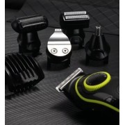 Машинка для стрижки волос 5 в 1 Kemei KM-696 Черный Триммер для стрижки и окантовки бороды