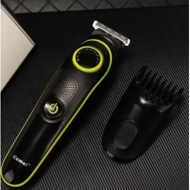 Машинка для стрижки волос 5 в 1 Kemei KM-696 Черный Триммер для стрижки и окантовки бороды