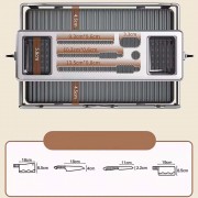 Кухонный органайзер с подставкой для хранения ножей крышек приборов и разделочных дос27,5×23,5×18 см, нержавеющая сталь, серый