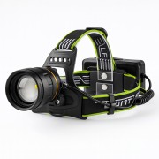 Супер мощный налобный фонарь BL-A12-3-P90, 1000 м, 3 режима, аккумуляторный комплект