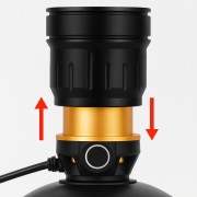 Супер мощный налобный фонарь BL-A12-3-P90, 1000 м, 3 режима, аккумуляторный комплект