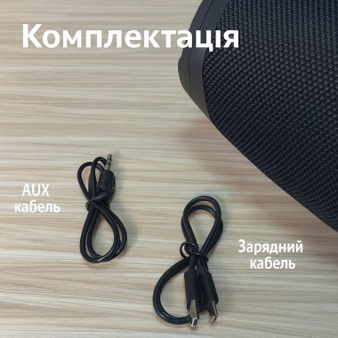 Портативная беспроводная колонка Booms Box 3, 40 Вт, Bluetooth, FM, USB/microSD, Power Bank, чёрная