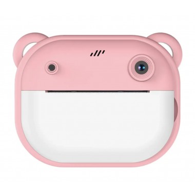 Детский фотоаппарат-принтер JE-ET 2003, 24 Мп, моментальная печать, розовый