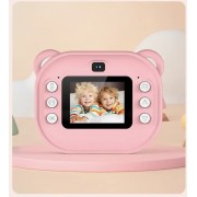 Детский фотоаппарат-принтер JE-ET 2003, 24 Мп, моментальная печать, розовый