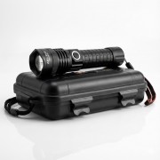 Светодиодный фонарь BAILONG BL-A91-P50, суперяркий, ударо- и влагозащищённый, чёрный