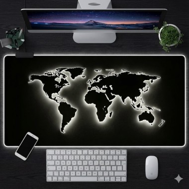 Игровой коврик для мыши, увеличенный размер, тканевая поверхность и нескользящая основа 80*30 см