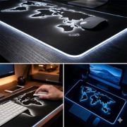 Игровой коврик для мыши, увеличенный размер, тканевая поверхность и нескользящая основа 80*30 см