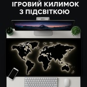 Игровой коврик для мыши, увеличенный размер, тканевая поверхность и нескользящая основа 80*30 см