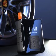 Автомобильный аккумуляторный компрессор с насадками и LED-фонариком М-007