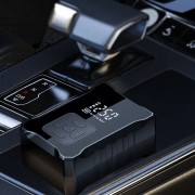 Автомобильный аккумуляторный компрессор с насадками и LED-фонариком М-007