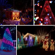 Уличные огни 3 м Smart Bluetooth – смарт светодиодная LED гирлянда RGB, музыкальная, USB, IP65