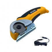 Аккумуляторный раскройный дисковый нож MT-MC 4,2V UKC – электрический роторный нож для ткани, кожи и картона