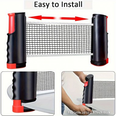 Портативный набор для настольного тенниса M195 с раздвижной сеткой Портативный набор для настольного тенниса M195 с раздвижной сеткой