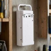 Аварийный аккумуляторный фонарь белый корпус HER-TEX HT-2626, 24 LED, USB, до 80 часов