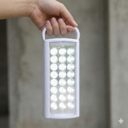 Аварийный аккумуляторный фонарь белый корпус HER-TEX HT-2626, 24 LED, USB, до 80 часов