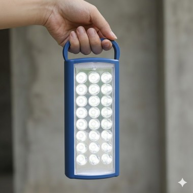 Перезаряжаемый LED-фонарь Синий корпус HER-TEX HT-2626, 24 LED, USB, до 80 часов