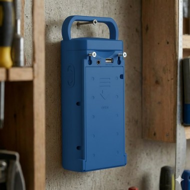 Перезаряжаемый LED-фонарь Синий корпус HER-TEX HT-2626, 24 LED, USB, до 80 часов