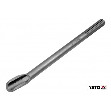 Долото півкругле для штроб YATO : SDS-Max, L= 330 мм, w= 26 мм [10/30]