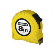 Рулетка STANLEY: 8 м х 25 мм, пластмассовый корпус
