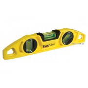 Уровень магнитный STANLEY "FatMax® Torpedo": L= 22 см, 3 капсулы, алюминиевый корпус